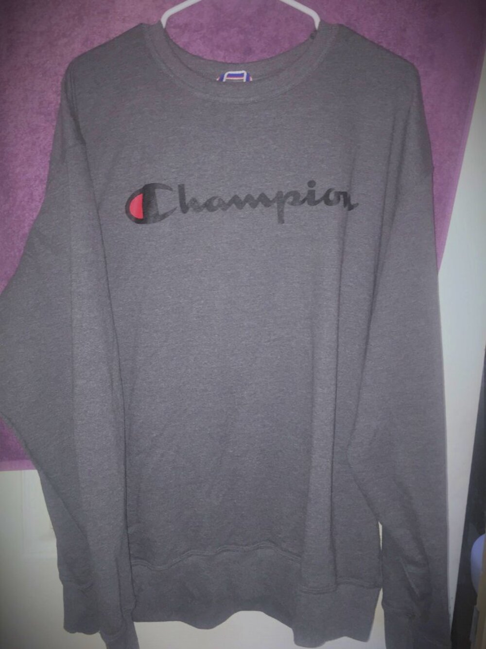 Men's Champion Logo Pullover XL
